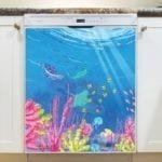 Under Sea Garden Dishwasher Sticker