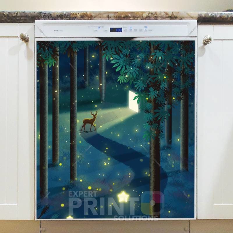 Secret Forest World Dishwasher Sticker
