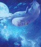 Fairytale Whales #7 Dishwasher Sticker