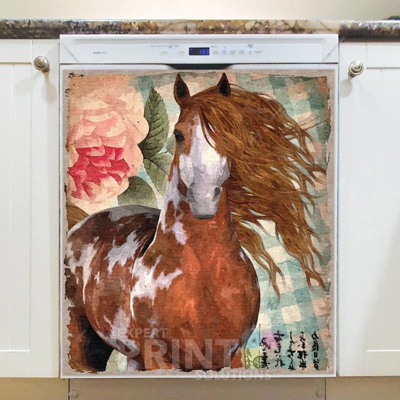 Beautiful Gypsy Horses #8 Dishwasher Sticker