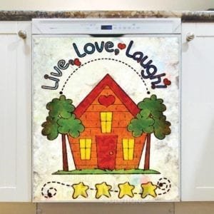 Prim Country House ~ Live Love Laugh Dishwasher Sticker