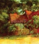 Farmhouse and Chickens Dishwasher Sticker