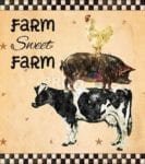 Life in the Farmhouse #8 - Farm Sweet Farm Dishwasher Sticker