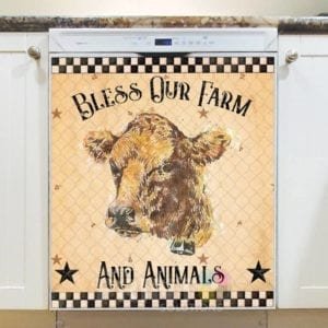 Life in the Farmhouse #4 - Bless Our Farm and Animals Dishwasher Sticker