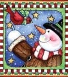 Christmas - Sweet Christmas Holiday #1 Dishwasher Sticker