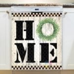 1227-prim-country-home-sign-dishwasher-magnet Prim Country HOME Sign Dishwasher Sticker