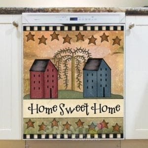 Prim Country Saltbox Houses #2 - Home Sweet Home Dishwasher Sticker