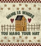 1235-prim-country-saltbox-house-3-home-is-where-you-hang-your-hat Prim Country Saltbox House #3 - Home is Where You Hang Your Hat Dishwasher Sticker