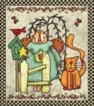 Prim Garden Angel #7 Dishwasher Sticker