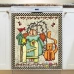 Prim Garden Angel #7 Dishwasher Sticker