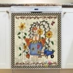 Prim Garden Angel #2 Dishwasher Sticker