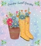 Rubber Boots and Flowers - Garden Sweet Garden Dishwasher Sticker