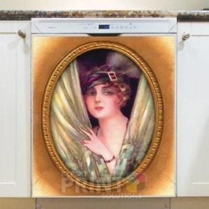 Portrait of a Victorian Lady #7 Dishwasher Sticker