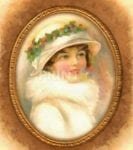 Portrait of a Victorian Lady #6 Dishwasher Sticker