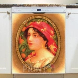 Portrait of a Victorian Lady #5 Dishwasher Sticker