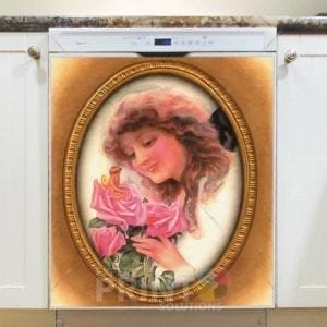 Portrait of a Victorian Lady #4 Dishwasher Sticker