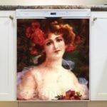 Portrait of a Victorian Lady #1 Dishwasher Sticker