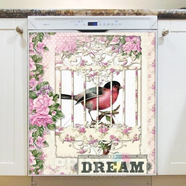 Shabby Chic Garden #33 - Dream Dishwasher Sticker