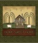 Primitive Country Little House - Home Sweet Home Dishwasher Sticker