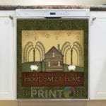 Primitive Country Little House - Home Sweet Home Dishwasher Sticker