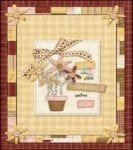 Primitive Country Patchwork Flowers - Those Who Plant Kindness Gather Love Dishwasher Sticker