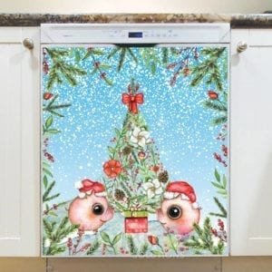 Christmas - Piggies' Family Christmas #1 Dishwasher Sticker