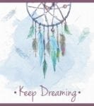 Keep Dreaming Beautiful Dreamcatcher Dishwasher Sticker