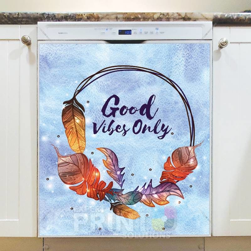 Good Vibes Only Dishwasher Sticker