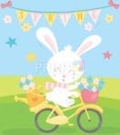 1446-welcome-spring-with-cute-animals-4 Welcome Spring with Cute Animals #4 Dishwasher Sticker