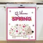 1448-welcome-spring-with-cute-animals-2-dishwasher-magnet Welcome Spring with Cute Animals #2 Dishwasher Sticker