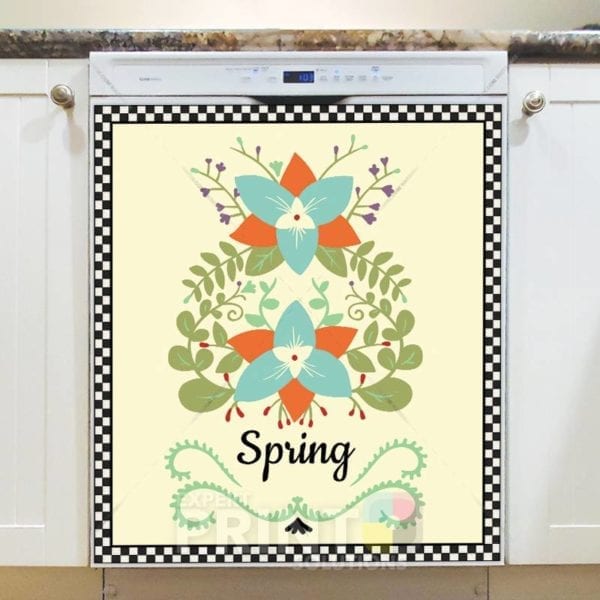 Welcome Spring #1 Dishwasher Sticker