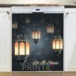 Beautiful Lanterns #2 - Let it Shine Dishwasher Sticker