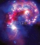 1464-beautiful-purple-nebula Beautiful Purple Nebula Dishwasher Sticker