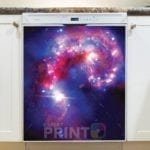 1464-beautiful-purple-nebula-dishwasher-magnet Beautiful Purple Nebula Dishwasher Sticker