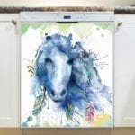 Beautiful Native Watercolor Style Horse Dishwasher Sticker