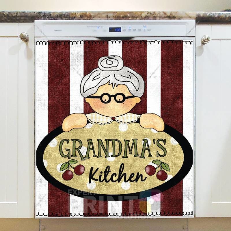 Grandma's Kitchen Dishwasher Sticker