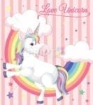 Cute Rainbow Unicorn #1 - Love Unicorn Dishwasher Sticker