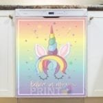 Believe in Magic Unicorn - Believe in Magic Dishwasher Sticker