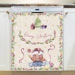 Christmas - Happy Piggies' Christmas #10 - Merry Christmas Dishwasher Sticker