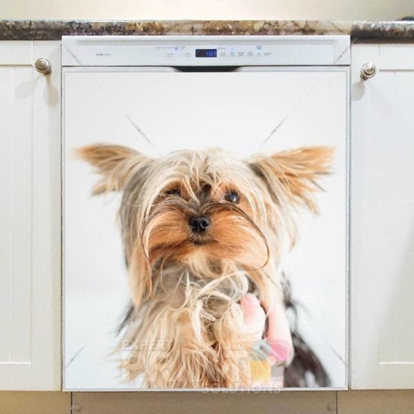  Silly Dog Face Dishwasher Sticker