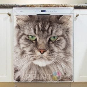 Grumpy Cat Face Dishwasher Sticker