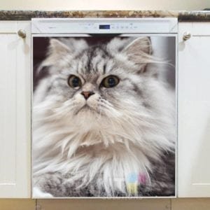 Beautiful Persian Cat Dishwasher Sticker