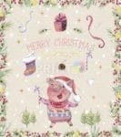 Christmas - Happy Piggies' Christmas #6 - Merry Christmas Dishwasher Sticker