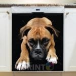 Sad Boxer Dishwasher Sticker