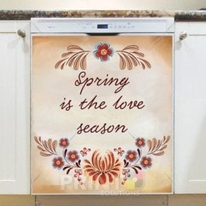 Spring is the Love Season Dishwasher Sticker