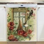 Victorian Window Dishwasher Sticker