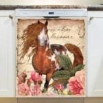 Beautiful Gypsy Horses #2 Dishwasher Sticker