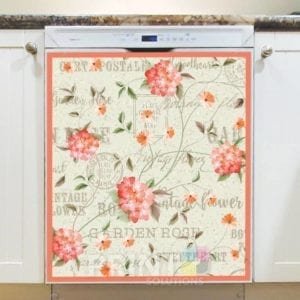 Shabby Chic Garden #25 Dishwasher Sticker