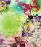 Shabby Chic Garden #12 Dishwasher Sticker