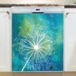 Beautiful Dandelion Dishwasher Sticker